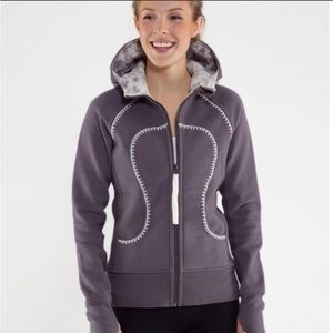 NWOT Lululemon Special Edition Knit Scuba Zip Up Hoodie Sz. 6